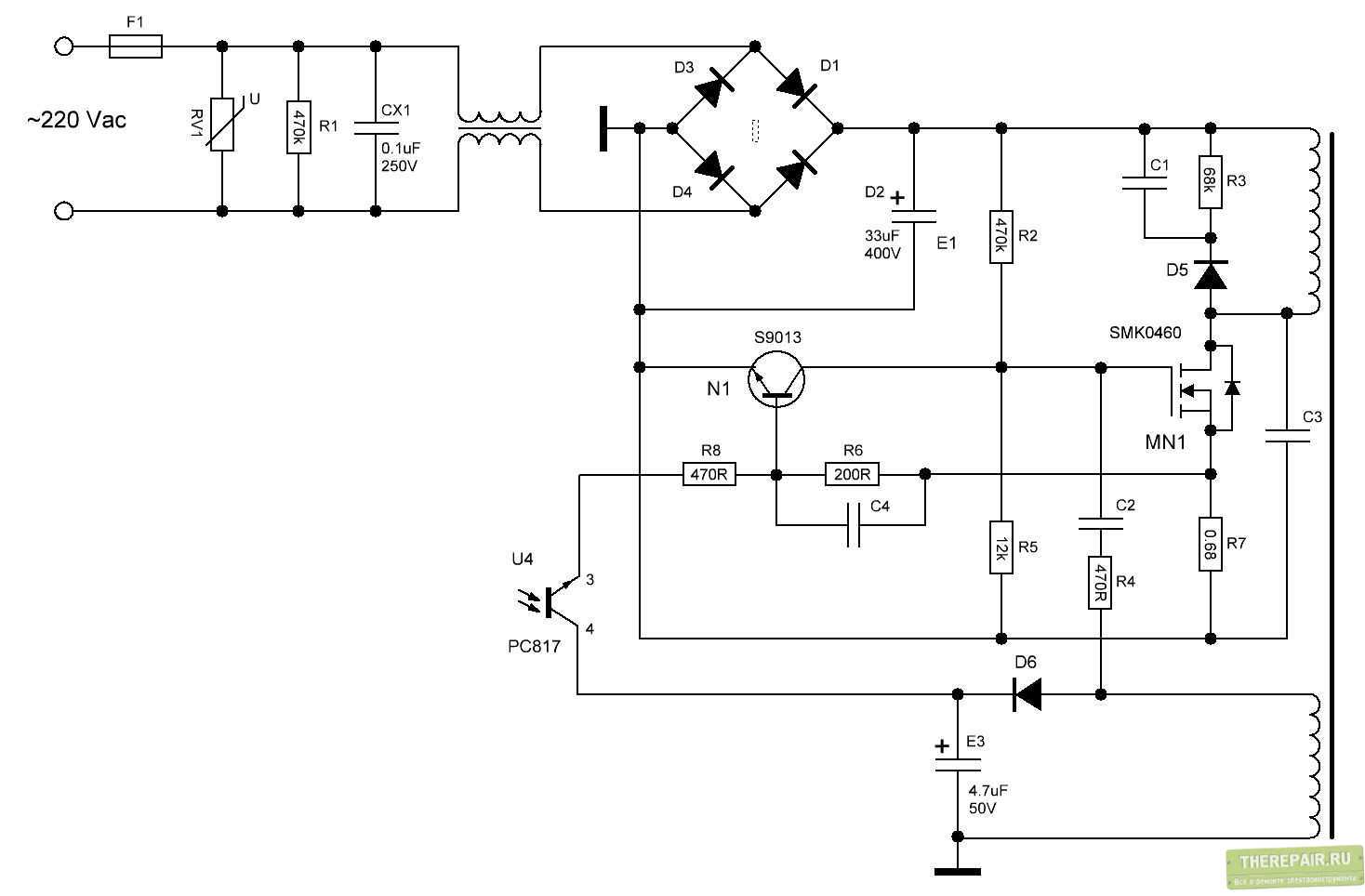 Al2425 bosch зарядное устройство схема